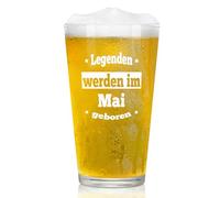 Joymaking Bicchiere da birra regalo per uomini - regalo di compleanno a maggio, regalo divertente per papà, fidanzato, collaboratore, figlio, nonno - 15oz