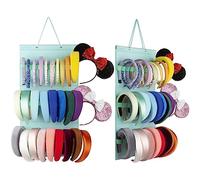 JOYMOMO Supporto per fascia da appendere per ragazze, organizer per fascia in feltro e supporto per riporre oggetti, verde menta