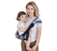 JOYNCLEON Marsupio porta bebè da neonato a bambino, marsupio laterale per bambini con cinghia extra larga e comoda, regolabile ed ergonomico, per 0-36 mesi, traspirante estate