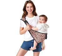 JOYNCLEON Marsupio porta bebè da neonato a bambino, marsupio laterale per bambini con cinghia extra larga e comoda, regolabile ed ergonomico, per 0-36 mesi, traspirante estate