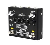 JOYO Cabinet Simulator Pedale a doppio canale con pulizia e distorsione per effetti per chitarra elettrica (Preamp House R-15)