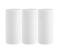 JOYOFREELY 3 Pezzi Contenitori da Viaggio per Deodorante Stick Uomo in Plastica Bianca, Tubi Vuoti Ricaricabili in As e Pp Applicazione Precisa e Confezione Portatile per Uso Quotidiano