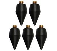 JOYOFREELY 5 Pezzi Ricariche per Penna Dotting in Cera e Metallo Nero per Nail Art e Diamond Art, Strumento Doppia Punta per Fissaggio Duraturo dei Diamanti e Drill Nails