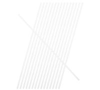 JOYOFREELY Bastoncini Resistenti Aste Cilindriche in Acrilico Trasparente 30 per Supporto Statuine e Modellismo Artigianale per Creazioni Manuali