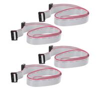 JOYOFREELY Connettore Idc Flat Ribbon Cable 16 Pin 2,54mm Passo Doppia Serie 4 Pezzi Cavo in Rame e Silicone Riutilizzabile per Esperimenti Rapidi su Pin Header Lcd Tv e Monitor