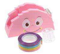 JOYOFREELY Distributore di Nastro Adesivo Piccolo Mostro Rosa in Plastica e Metallo con Base Stabile Riutilizzabile per Uffici Domestici e Confezioni Regalo