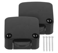 JOYOFREELY Interruttore Porta Armadio 2a 250v Nero 2 Pezzi Viti in Rame e Abs, Facile da Installare, Adatto per Luci Armadio e Elettrodomestici, Controllo Automatico per Guardaroba