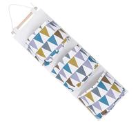 JOYOFREELY Organizer da Parete in Cotone e Lino a 3 Strati per Porta, Design Sospeso Antipolvere, per Camera da Letto, Set da 1 Pezzo Funzionale e Stiloso