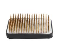 JOYOFREELY Porta Composizioni Floreali Quadrato in Rame Spilli Robusti Color Oro e Base in Gomma per Prolungare la Durata dell'Arte Floreale