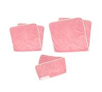 JOYOFREELY Set di Asciugamani in Microfibra Rosa per Centro Estetico, Avvolgente e Traspirante, Resistente allo Sbiadimento, per Spa e Trattamenti di Bellezza