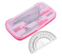 JOYOFREELY Set di Bussole e Goniometri per Studenti Strumenti di Disegno Precisi e Portatili in Plastica e Lega per Disegni Tecnici e Geometrici a Scuola