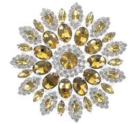 JOYOFREELY Spilla per Abbigliamento Strass a Forma Creativa, Materiale Rhinestone e Adesivo a Caldo, Resistente e Delicata sulla Pelle, per Cappelli e Borse Fai-da-te