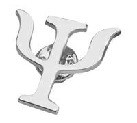 JOYOFREELY Spilla Psicologica in Lega Retrò Argento, Distintivo da Bavero Unisex, Spilla Decorativa Versatile per Abbigliamento e Zaini, Accessorio Vintage per Appassionati di Psicologia