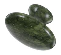 JOYOFREELY Strumento per Massaggi in Jade a Forma di Funghetto Viso e Occhi per Spa, Pietra da Massaggio Rilassante e Lenitiva
