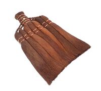 JOYOFREELY Testa di Scopa in Fibra di Palma Vintage per Uso Esterno e Interno, Resistente per Pulizie Pesanti, Spazzola Marrone Ecologica per Patio e Cortile