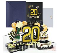 joyoldelf Biglietto di auguri per 20° pop-up