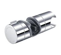 Joyoldelf, staffa di ricambio regolabile in ABS con morsetto, per asta saliscendi per doccia manuale da 18-25 mm, cromata