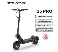 JOYOR S5 Pro Scooter elettrico pieghevole per adulti E-Scooter 20 KM/H Scooter elettrico 500W skateboard 48V 26Ah Kickboard