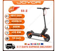 JOYOR S5-Z Scooter Elettrico 600W 48V13Ah con Indicatore di Direzione Scooter Elettrico 10 pollici Fuoristrada Pneumatico Ad Alto Appeso Città E-Scooter