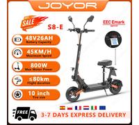 JOYOR S8-E EScooter Motore 800W Batteria 48V26Ah Scooter elettrico ad altezza regolabile con indicatore di direzione Sedile rimovibile E-Scooter 800W Motor 48V26Ah