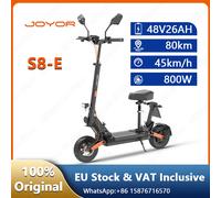 JOYOR S8 E-Scooter 800W motore 48 v26ah batteria City Travel Adult escooter 10 pollici Fat Tire fuoristrada Scooter elettrico pieghevole