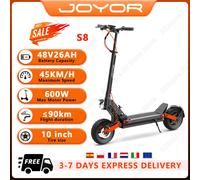 JOYOR S8 Scooter elettrico 600W 48 v26ah Scooter con Display colorato ad alta definizione elettrico 10 "fuoristrada pneumatico City Travel eScooter 600W 48V26AH