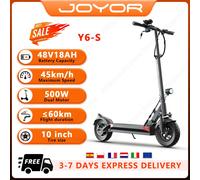 JOYOR Y6-S Scooter Elettrico 500W Motore 48V18Ah Batteria Città Viaggio Scooter Elettrici Adulti 10-Pollici Fuoristrada Pneumatico Ad Aria EScooter