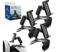 Joyorahub Phone Holder, 2025 New Universal 360° Degree Rotatable Car Dashboard Phone Holder Mount [Upgrade Clip Never Fall], for 4 to 7" Smartphones (3pcs)