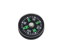 JoyousMall Bussola tascabile da 20 mm per escursioni, campeggio e avventure all'aria aperta, strumento di navigazione magnetico compatto con alloggiamento in plastica nera, confezione da 1