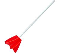 JoyousMall Confezione da 2 miscelatori per vernice con gambo esagonale da 1/4", asta di miscelazione elica in metallo per silicone in resina epossidica, compatibile con trapani elettrici da 3/8 di