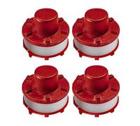 JoyousMall Confezione da 4 bobine di ricambio per decespugliatore GE-CT 36/30Li E e GE-CT 18/30 Li, 1,6 mm x 5 m, installazione senza attrezzi, alimentazione automatica