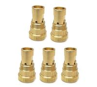 JoyousMall Confezione da 5 diffusori di gas per Bernard DS-1 Centerfire, ugello piccolo in ottone compatibile con pistola di saldatura BTB MIG, distribuzione uniforme del gas