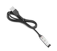 JoyousMall Controller per striscia LED RGB USB da 5 V con pulsanti touch, 19 modalità dinamiche e 20 colori statici, funzione di memoria, anodo comune per fai da te per progetti di illuminazione