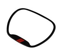 JoyousMall Coprivolante per Dodge per Challenger Charger 2015-2020, per jeep Grand per cherokee per srt8 2014-2020, ABS effetto fibra di carbonio decorazione per anello nero