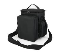 JoyousMall Custodie per microfono senza fili, resistenti a 6 scomparti, portatili, con tracolla regolabile, Come da immagine