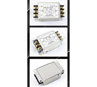 JoyousMall DC a 2 stadi per terminale filtro emi tipo CW4L2D serie 110VDC alimentatore soppressione del rumore per 3A/6A/10A/20A, argento 90x51mm