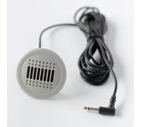 JoyousMall Microfono per autoradio, microfono da 3,5 mm, stereo, cablato per BMW per Android, accessori per microfono, grigio, 300 cm