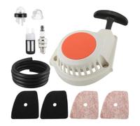 JoyousMall per RECOIL per Starter Kit per FS94, Filtro Aria e Kit Spark, Puleggia di avviamento per tosaerba di ricambio per FS94 Series