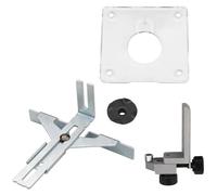 JoyousMall Router per guida bordo, Guida diritta per Trimmer 3710 3709, Accessorio per macchina da taglio, Piastra guida lineare per lavorazione del legno Routing