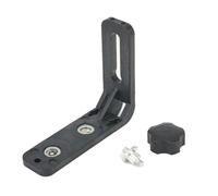 JoyousMall Staffa di livello a forma di L con forte assorbimento magnetico, supporto da parete da 1/4" per rotazione a 360°, supporto in metallo per attrezzi da costruzione