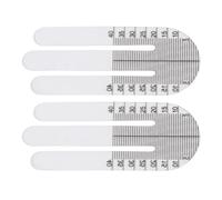 JoyousMall Strumento di misurazione dell'altezza della pupilla, righello optometrico per esami oculistici accurati, piccolo altimetro ottico, design in plastica trasparente, 82 mm