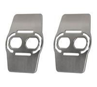 JoyousMall Supporto per computer da bici per Garmin Bryton Wahoo, staffa di estensione centrale per manubrio con 3 basi adattatori e supporto per action camera, acciaio leggero in plastica, nero