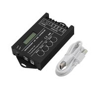 JoyousMall TC420 Programmabile RGB LED Controller Timer, 5 canali DC12-24V Scheduler con display da 1,4 pollici per luci progressive a LED, scatola luminosa pubblicitaria