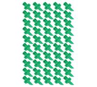 JoyousMall Ugello a getto spray per irrigazione da giardino, nebulizzatore, regolabile a 90-360 gradi, per tubi in PVC, serra, prato, 50 pezzi