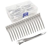 JOYOYO 40 Pezzi Fermagli per Capelli Professionali per lo Styling Della Sezione Antiscivolo e Senza Tracce, Pinze per Capelli Clip di Anatra Bill di Capelli