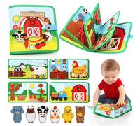 JoyPlus Quiet Book Giochi Montessori Azienda Agricola Occupato da 1 Anno