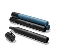 Joypur® Cannuccia Filtrante da Sopravvivenza - Purificatore d'Acqua (blu&nero*4) per Escursionismo, Campeggio, Bushcraft - Filtro per Acqua da Tasca, Equipaggiamento da Survivalismo e Accessori