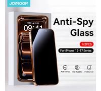 Joyroom 1/2PCS Vetro Anti-Spy Per iPhone 17 Pro Max Privacy Protezione Dello Schermo di Vetro Per iPhone 12-17 Pro Max Pellicola di Vetro Temperato