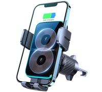 JOYROOM 15W Qi Caricatore Wireless Auto, [Doppia Bobina] Supporto Cellulare Auto Wireless con Auto-Bloccaggio, Ricarica Caricatore Magsafe Auto per iPhone/Samsung/Xiaomi/Huawei