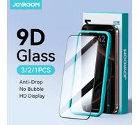 Joyroom 3 Pezzi Vetro HD per iPhone 17 16 Pro Max Protezione Schermo Completa in Vetro Temperato per iPhone 17 16 Pro Max